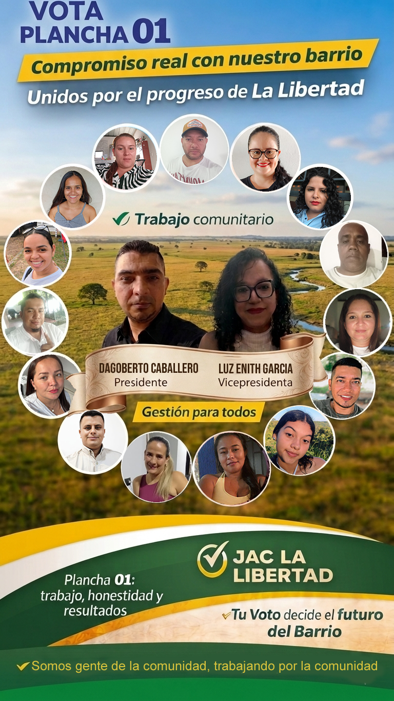 Plancha 01 JAC La Libertad